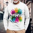 Bura Na Mano Holi Hai India Hindu Colors Happy Holi Festival 長袖Tシャツ 高齢者への贈り物