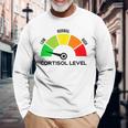 Cortisol Leveltresschool Andtudents 長袖Tシャツ 高齢者への贈り物