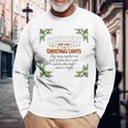 Coworkers Are Like Christmas Lights They Hang Together Long Sleeve T-Shirt Gifts for Old Men