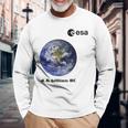 Esa 欧州宇宙機関 地球 46 億年 長袖Tシャツ 高齢者への贈り物