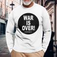 Exclusive War Is Over If You Want It 限定版 長袖Tシャツ 高齢者への贈り物