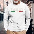 Italia イタリアサッカージャージ イタリア国旗ファン 長袖Tシャツ 高齢者への贈り物