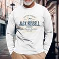 Jack Russell Terrier ヴィンテージジャック・ラッセル・テリア 長袖tシャツ 長袖Tシャツ 高齢者への贈り物