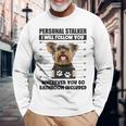 Personaltalker Yorkie ファニーヨークシャー犬好き オーナーミーム 長袖Tシャツ 高齢者への贈り物
