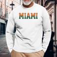 Retro Miamiintage Classic Miami 長袖Tシャツ 高齢者への贈り物