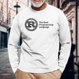 Rust 開発者のためのマルチパラダイムプログラミング言語 長袖tシャツ 長袖Tシャツ 高齢者への贈り物