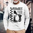 Skakaka Enjoy Yourself Its Later Than You Think 長袖tシャツ 長袖Tシャツ 高齢者への贈り物