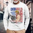 Trump Donald Pump Make Americatrong Again 長袖Tシャツ 高齢者への贈り物