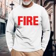 Wildland Hotshot Crew Fire Rescue Department 消防士 長袖Tシャツ 高齢者への贈り物