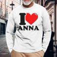 アイ・ラブ・アンナ 長袖Tシャツ 高齢者への贈り物