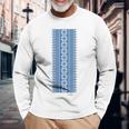 ウクライナ刺繍yshyvanka プリント 民族風オーナメント 長袖Tシャツ 高齢者への贈り物