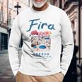 ギリシャ フィラ Thera ヴィンテージ ギリシャ 長袖Tシャツ 高齢者への贈り物