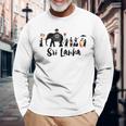 スリランカ ダラダ ペラハラ スリランカンへの最高のギフト 長袖Tシャツ 高齢者への贈り物