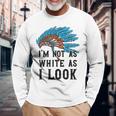 ネイティブ・アメリカン・インディアン I'm Not As 先住民族 長袖Tシャツ 高齢者への贈り物