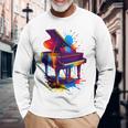 ピアノ ティー 楽器 ピアノ 長袖tシャツ 長袖Tシャツ 高齢者への贈り物
