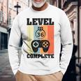 レベル 36 コンプリート 36Th 面白い 結婚記念日 カップル向け 長袖Tシャツ 高齢者への贈り物