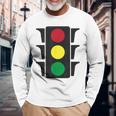 信号機の衣装 長袖Tシャツ 高齢者への贈り物