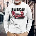 素敵なエキゾチックなスーtシャツ。スポーツカー愛好家に最適。 長袖Tシャツ 高齢者への贈り物
