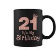 21 It's My Birthday 21歳 Happy 21歳の誕生日 女の子 コーヒーマグ