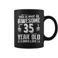 35歳の誕生日プレゼントは私に35年かかりました 良い 面白い 35歳 コーヒーマグ