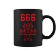 666 悪魔 悪魔のペンタグラム 獣のマーク コーヒーマグ