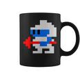 8ビット80年代レトロクラシックビデオゲームキャラクターダグヒーロー コーヒーマグ