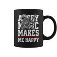 Angry Music Make Me Happy Heavy Metal Metalheads コーヒーマグ