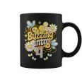 Buzzing Into 4 かわいい蜂 4歳の誕生日パーティーデザイン コーヒーマグ