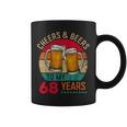 Cheers & Beers To 68 Years 68 Birthday 68Th Bday Men コーヒーマグ