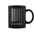 Eadgbe 6弦ギタープレーヤー&ギタリスト クールなミュージシャン 長袖tシャツ コーヒーマグ
