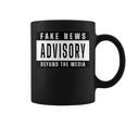 Fake News Advisory Defund The Media コーヒーマグ