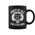 First Of All I'm A Delight アライグマ 看護師 面白い コーヒーマグ