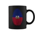 Haiti Flag Fingerprint Haitian For Haitians コーヒーマグ