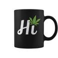 Hi Hello マリファナの葉 ハッピーファニー大麻 ウィード パイナップル コーヒーマグ