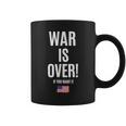 If You Want It War Is Over 反戦アメリカ国旗抗議 コーヒーマグ