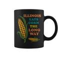 Illinois Eats Corn The Long Way Sarcastic Coffee Mug