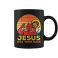 Jesus Has Your Back Jiu Jitsu レトロ クリスチャン メンズ レディース キッズ コーヒーマグ