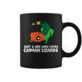 Just A Girl Who Loves Caiman Lizards ファニーカイマントカゲ コーヒーマグ