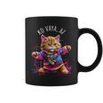 Koaya アリゾナ 踊る猫 カラフル かわいい キティ デザイン 長袖tシャツ コーヒーマグ