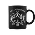 Live Laugh Lucifer ホラー サタン 悪魔 悪魔 悪魔 ヤギ コーヒーマグ