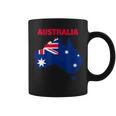 I Love Australia Enjoy Wear Australia Flag Graphic Cool コーヒーマグ