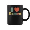 I Love Damon I Heart Damon レッド ハート バレンタイン コーヒーマグ