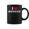 I Love Honest 私は愛する Honest コーヒーマグ