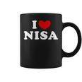 I Love Nisa 私は愛する Nisa コーヒーマグ