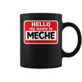 Meche Hello Hi My Name Is ネームオン カスタム コーヒーマグ