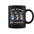 Be Merrynowman Line Dance クリスマス 面白い ホリデーダンス コーヒーマグ