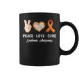 Peace Love Cure 白血病 意識啓発 男性 女性 子供 白血病 コーヒーマグ