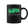 Peace Lovehenaniganst Patrick's Day Green Tie Dye コーヒーマグ