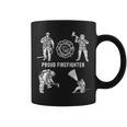 Proud 消防士 消防用品 グラフィック シンボル 消防士 長袖tシャツ コーヒーマグ