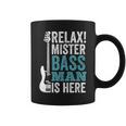 Relax Mister Bass Man Is Here ベースギター 楽器 ベーシスト コーヒーマグ